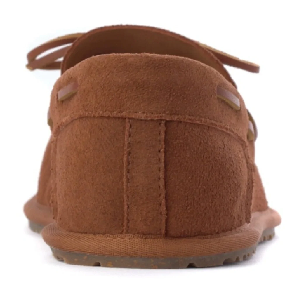 Manitobah Mukluks Sherling Lined Cabin Loafers Slippers Brown 9 Cottage Cabin